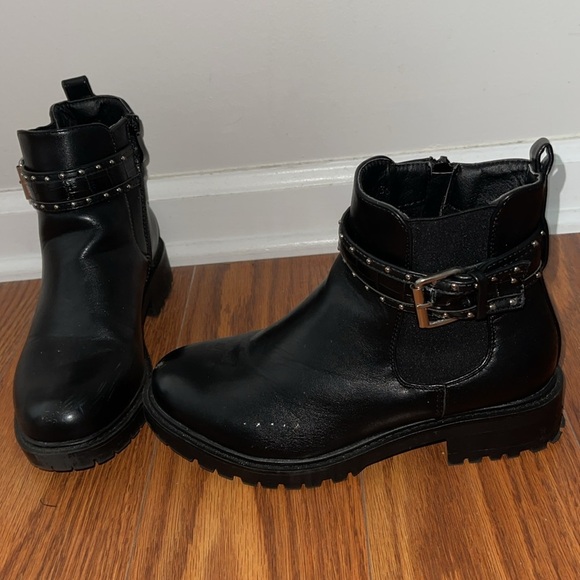 Black Combat Boots - Picture 5 of 5